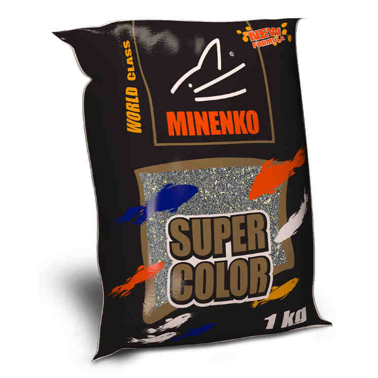Купить Прикормка MINENKO Super Color Плотва Чёрный