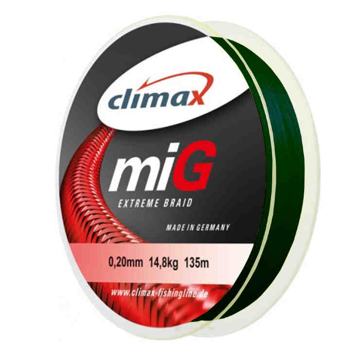 Купить Шнур Climax miG BRAID NG (gray-green) 0.08 (connected)