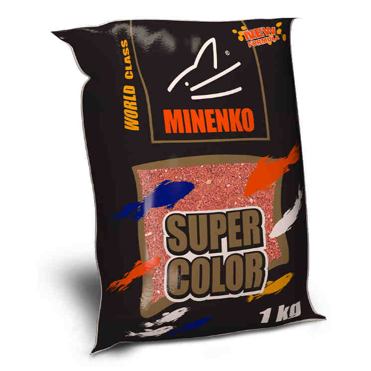 Купить Прикормка MINENKO Super Color Плотва Красный