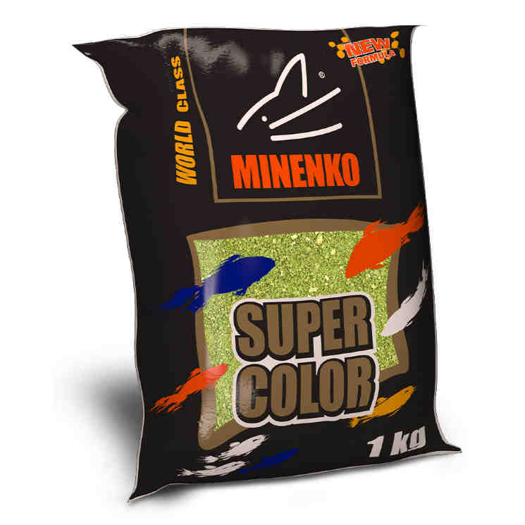 Купить Прикормка MINENKO Super Color Карась Зелёный