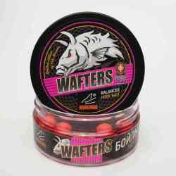 Бойлы нейтральной плавучести STRAWBERRY (КЛУБНИКА) WAFTERS PRO FLUO 15мм