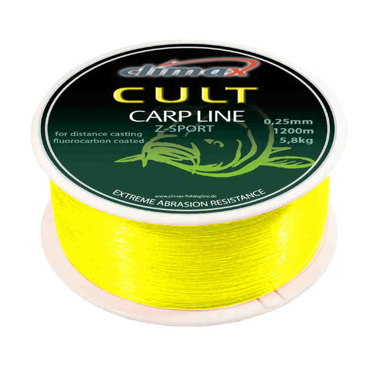 Купить Леска Climax CULT Carp Line Z-Sport fluo-yellow 0.25мм