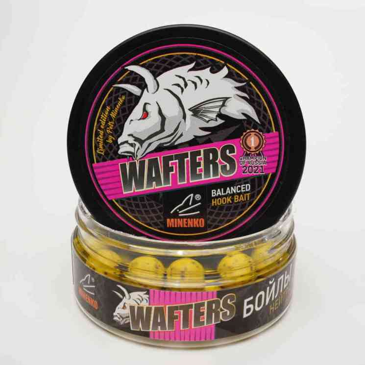 Купить Бойлы нейтральной плавучести WAFTERS PRO FLUO TIGER NUT (ТИГРОВЫЙ ОРЕХ) 14ММ