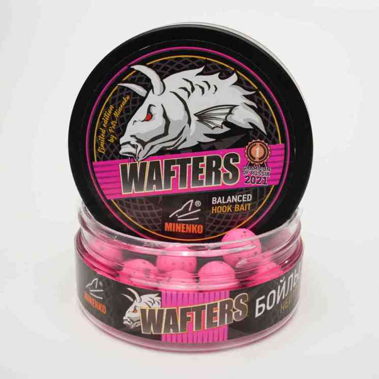 Купить Бойлы нейтральной плавучести WAFTERS PRO FLUO SQUID & OCTOPUS (КАЛЬМАР И ОСЬМИНОГ) 12ММ