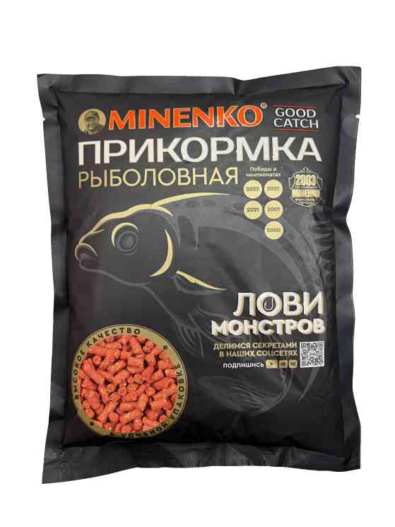 Купить Пеллетс MINENKO Good Catch Клубника 5мм