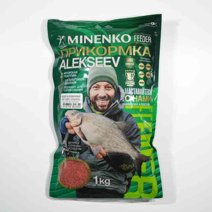 Купить Прикормка  рыболовная FEEDER ALEKSEEV «Клубничный бисквит»