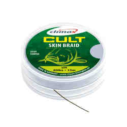 Поводковый материал CULT Skin Braid (camou green mat finish) 20 lb