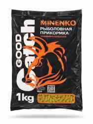 Гранулированная прикормка MINENKO Good Catch (1 кг) Сладкая Кукуруза 5мм
